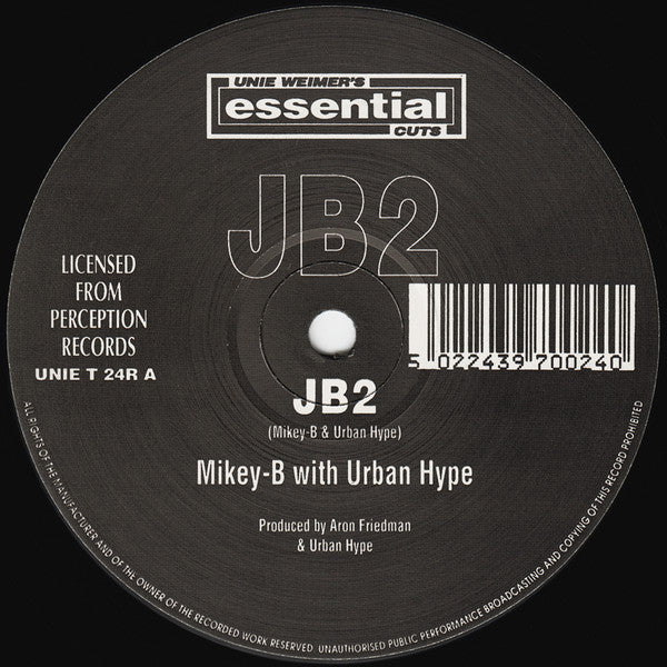 Mikee B With Urban Hype : JB2 / Relapsed (Remix) (12")