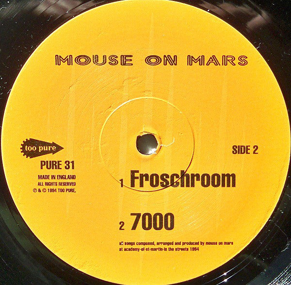 Mouse On Mars : Frosch (12")