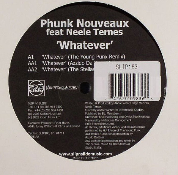 Phunk Nouveaux : Whatever (12")