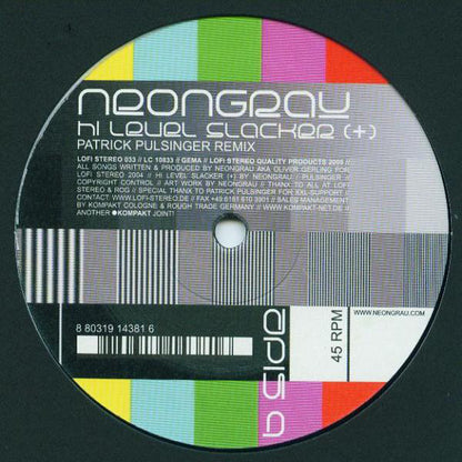 Neongrau : Hi Level Slacker (12")