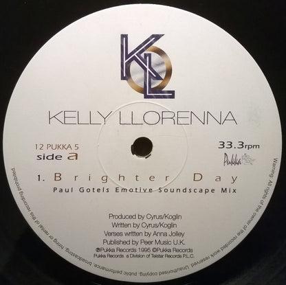 Kelly Llorenna : Brighter Day (12")