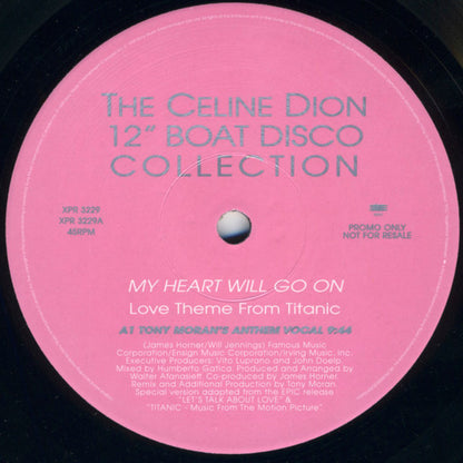 Céline Dion : My Heart Will Go On (The 12" Boat Disco Collection) (Part 1) (12", Promo)