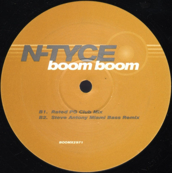 N-Tyce : Boom Boom (Mixes) (12")