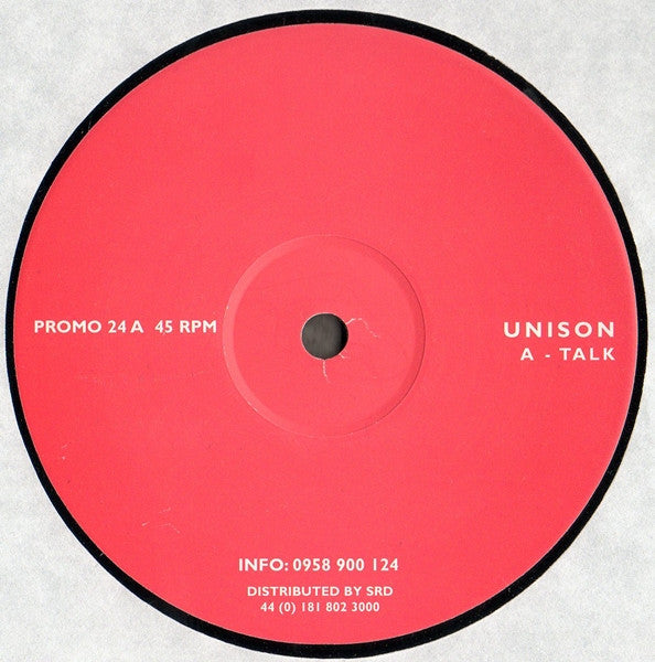 Unison (4) : Talk / First Light (12")