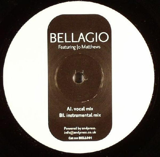 Bellagio Feat. Jo Matthews : Unknown (12", Promo)