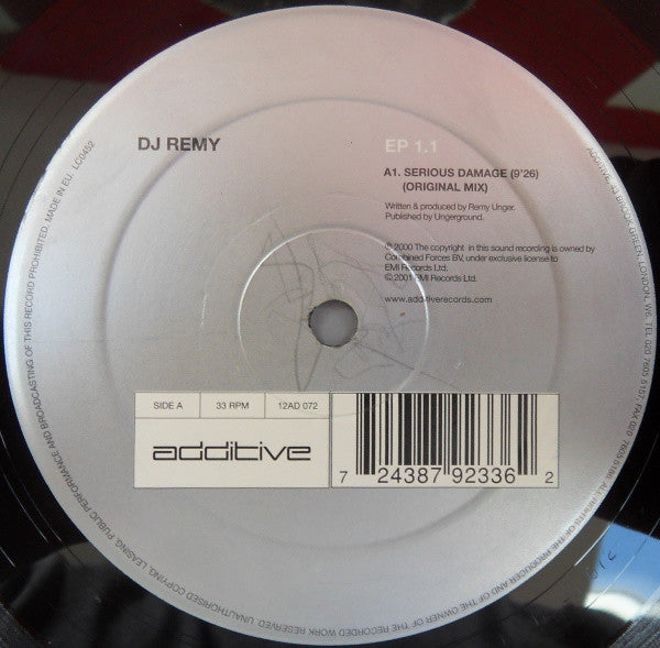 DJ Remy : EP 1.1 (12", EP)