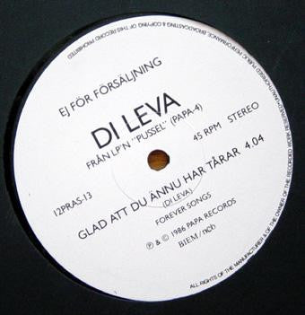 Di Leva : Glad Att Du Ännu Har Tårar (12", S/Sided, Promo)
