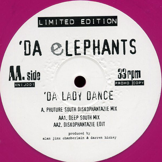Da Elephants : Volume 1 - Da Lady Dance (12", Ltd, Pin)