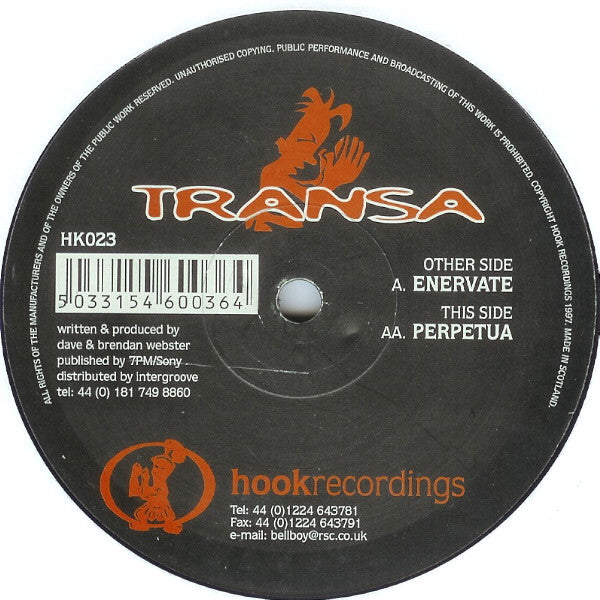 Transa : Enervate (12")
