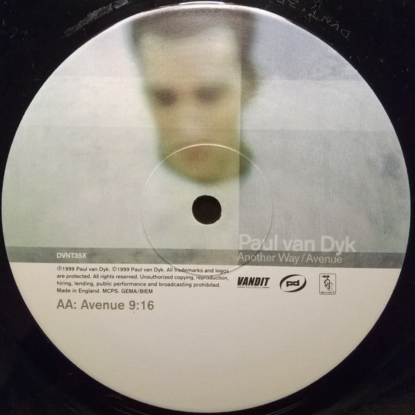 Paul van Dyk : Another Way / Avenue (12")