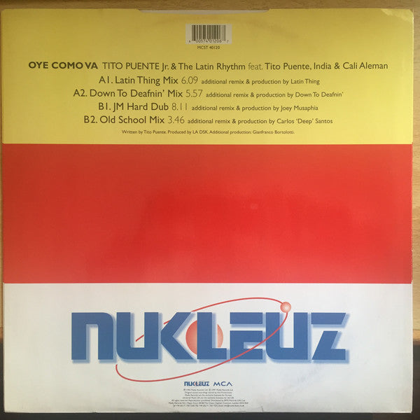 Tito Puente Jr. & The Latin Rhythm Feat. Tito Puente, India & Cali Aleman : Oye Como Va (12")
