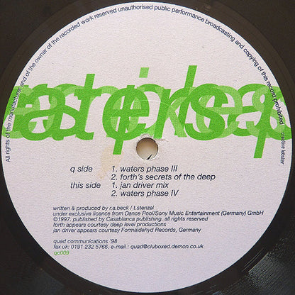 Taucher : Waters (Remixes) (12")