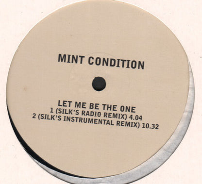 Mint Condition : Let Me Be The One (12", Promo)