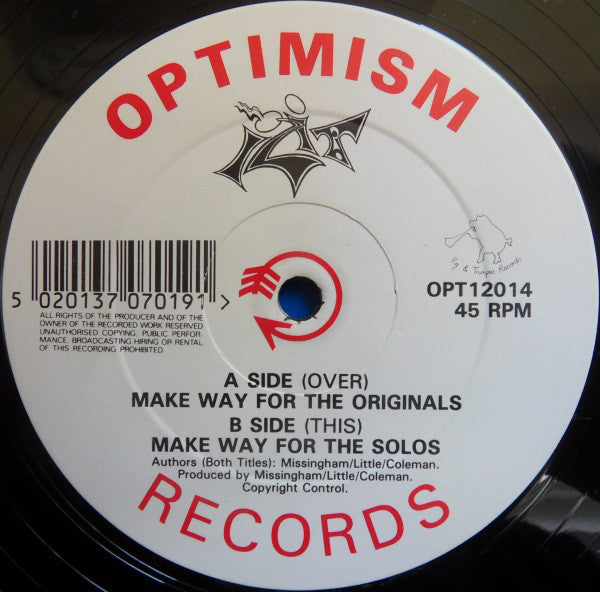 Izit : Make Way For The Originals / Make Way For The Solos (12")