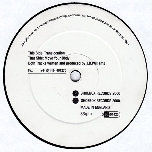 John B : Move Your Body / Translocation (12")