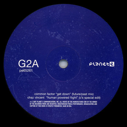 Various : Geology - A Subjective Study Of Planet E - Volume Two - G2 (12")