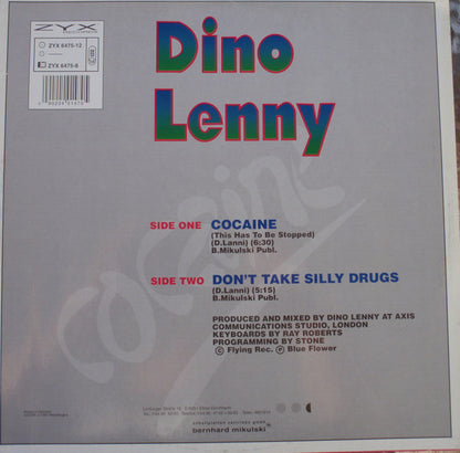 Dino Lenny : Cocaine (This Has To Be Stopped) (12")