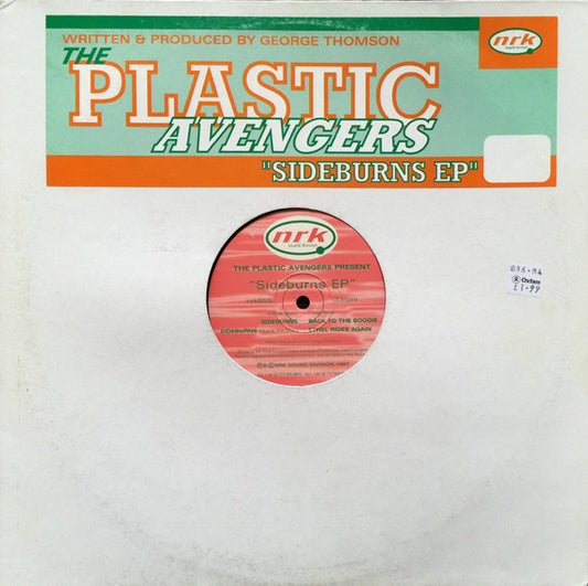 The Plastic Avengers : Sideburns EP (12", EP)