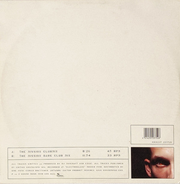 DJ Tomcraft* : The Mission (12")