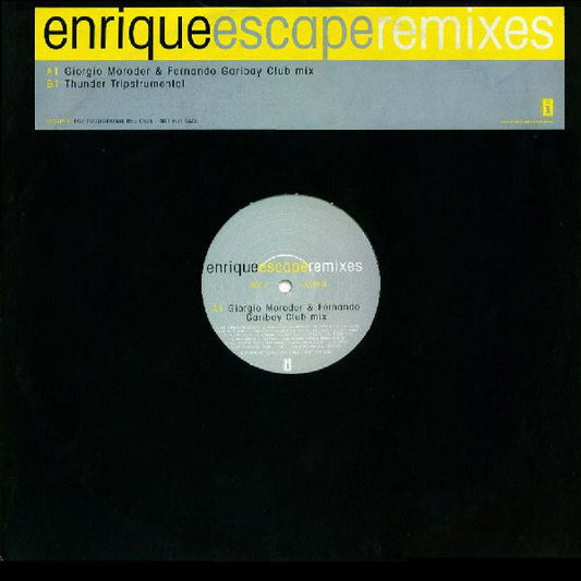 Enrique Iglesias : Escape (Remixes) (12", Promo)