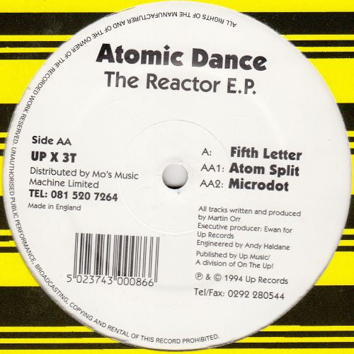 Atomic Dance : The Reactor E.P. (12", EP)