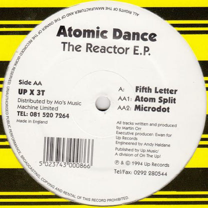 Atomic Dance : The Reactor E.P. (12", EP)