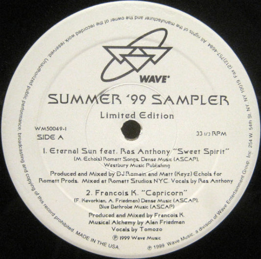 Various : Wave Music Summer '99 Sampler (12", Ltd, Smplr)