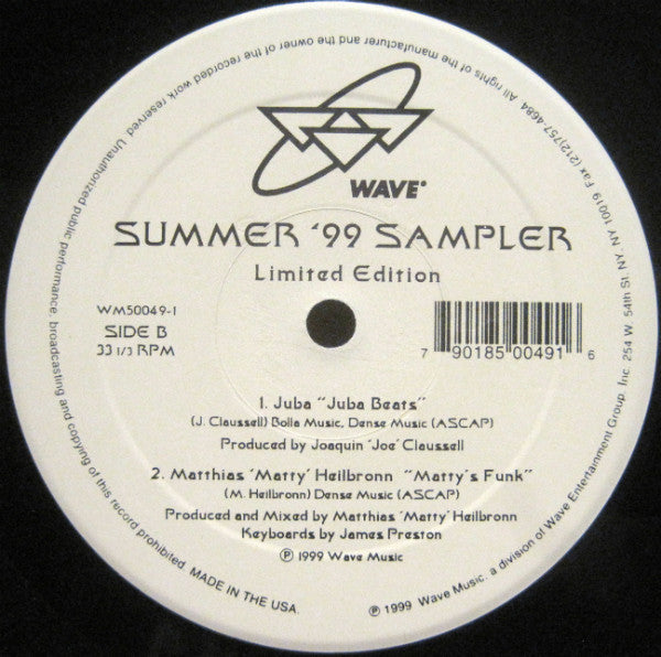 Various : Wave Music Summer '99 Sampler (12", Ltd, Smplr)