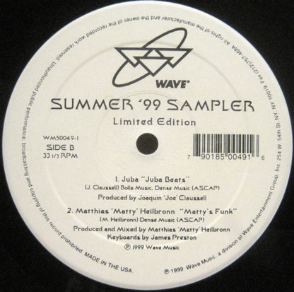 Various : Wave Music Summer '99 Sampler (12", Ltd, Smplr)