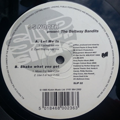95 North Present The Beltway Bandits : Let Me In (12", Single)
