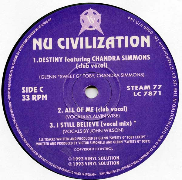 Nu Civilization : Nu Civilization (2xLP, Album)