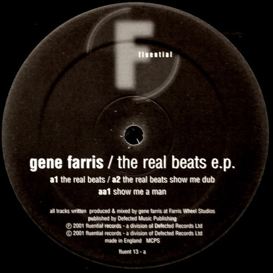 Gene Farris : The Real Beats E.P. (12", EP)