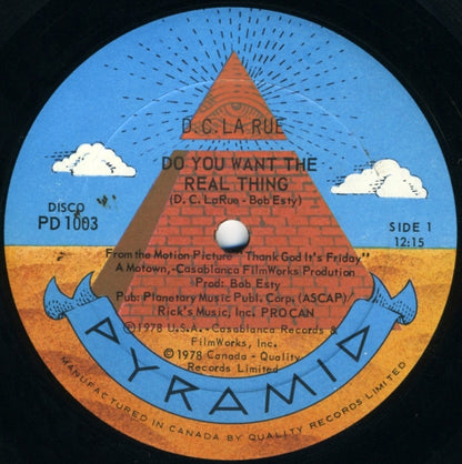 D.C. LaRue : Do You Want The Real Thing / You Can Always Tell A Lady (By The Company She Keeps) (12")
