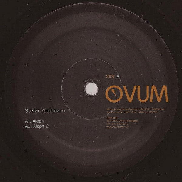 Stefan Goldmann : Aleph EP (12", EP)