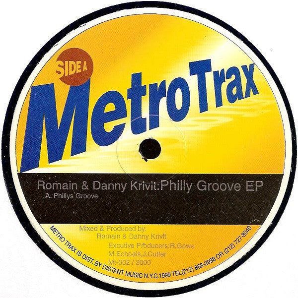 Romain* & Danny Krivit : Philly Groove EP (12", EP)