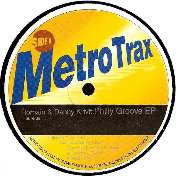Romain* & Danny Krivit : Philly Groove EP (12", EP)