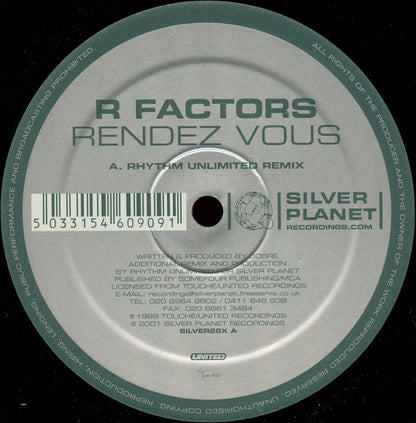 R Factors : Rendez Vous (Remixes) (12")