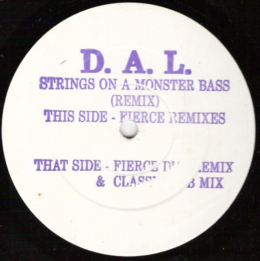 D.A.L. : Strings On A Monster Bass (Remix) (12", W/Lbl, Sta)