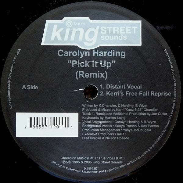 Carolyn Harding : Pick It Up (Remix) (12")
