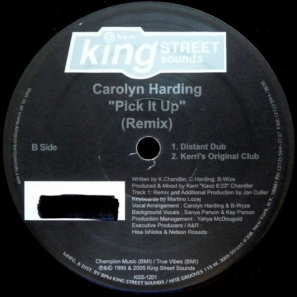 Carolyn Harding : Pick It Up (Remix) (12")