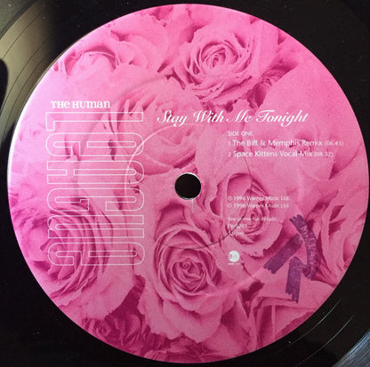 The Human League : Stay With Me Tonight (12", Single)