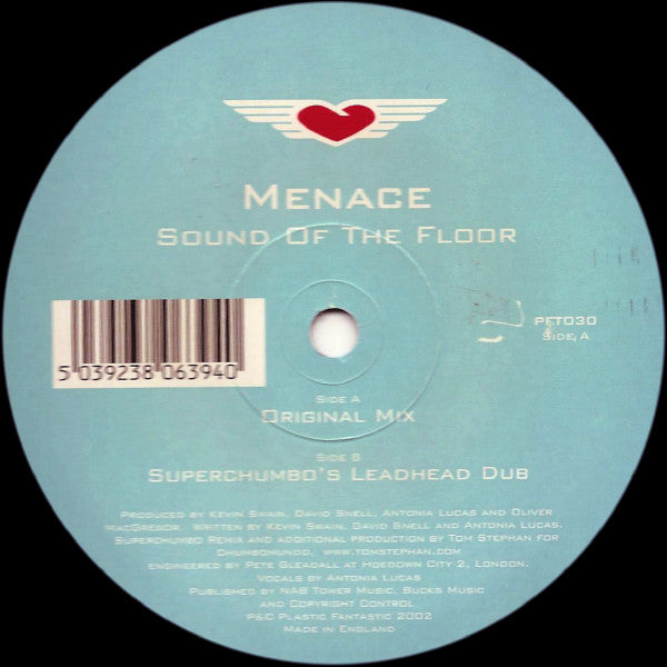 Menace : Sound Of The Floor (12")