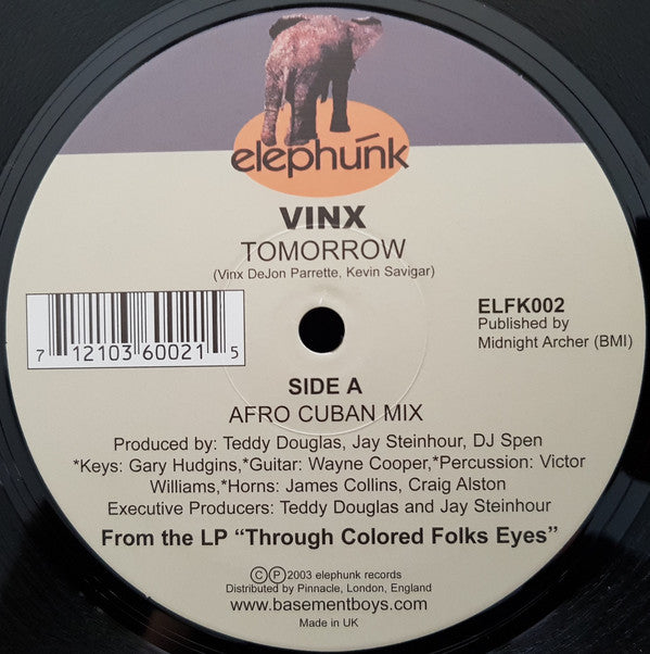 Vinx (2) : Tomorrow (12")
