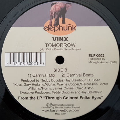 Vinx (2) : Tomorrow (12")