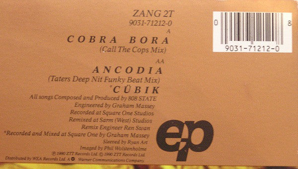 808 State : The Extended Pleasure Of Dance EP (12", EP)