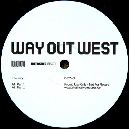 Way Out West : Intensify (12", Promo)