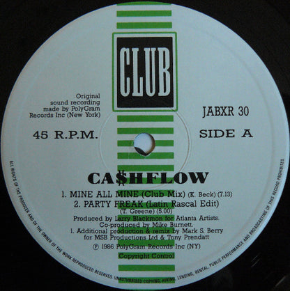 Ca$hflow : Mine All Mine (Remixes) (12")