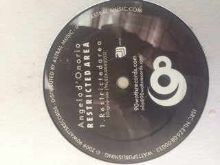 Angelo D'Onorio : Restricted Area (12")