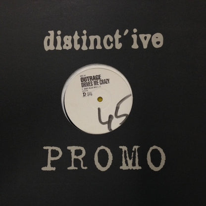 Outrage : Drives Me Crazy (12", Promo)