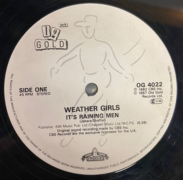The Weather Girls : It's Raining Men (12")